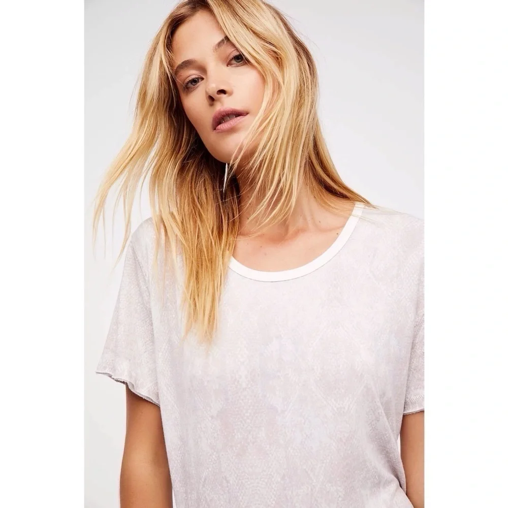 NWT Free People Print Me Perfect Tee